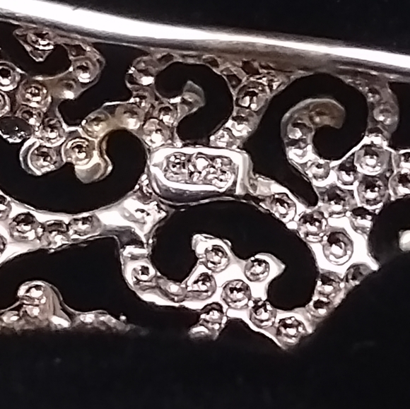 New In Box Sterling Silver Filigree Cuff Bracelet - Picture 12 of 13